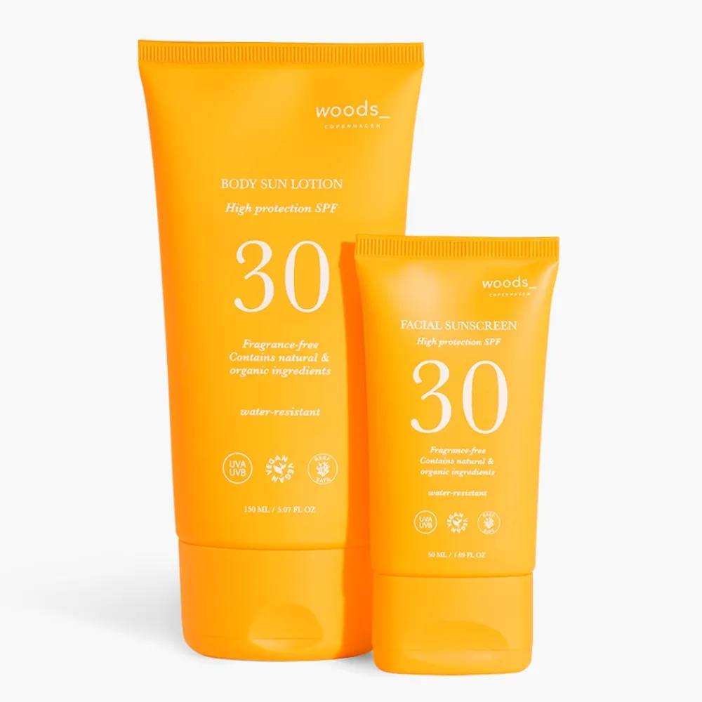 woods_ copenhagen Body Sun Lotion, , 150 ml- Solbeskyttelse