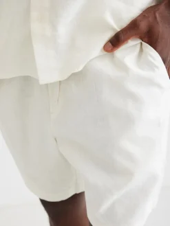 Woodbird Bommy Linen Shorts, , L- Shorts