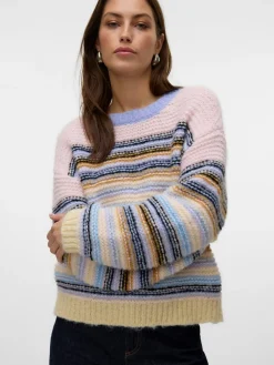 Best Bonbon Striktrøje, , M Dame Strik & Sweatshirts