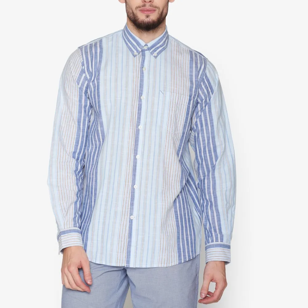 Signal Boone Stripe Skjorte, , XL- Skjorter