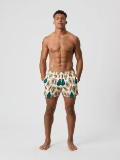 Outlet Borg Print Badeshorts, , M Badetøj