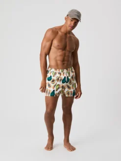 Outlet Borg Print Badeshorts, , M Badetøj