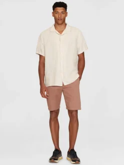 Online Box Shorts Sleeve Linen Skjorte, , L Skjorter