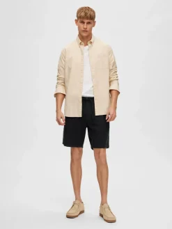 Selected Homme Brody Linen Shorts, , S- Shorts