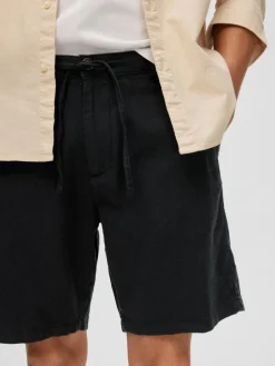 Selected Homme Brody Linen Shorts, , S- Shorts