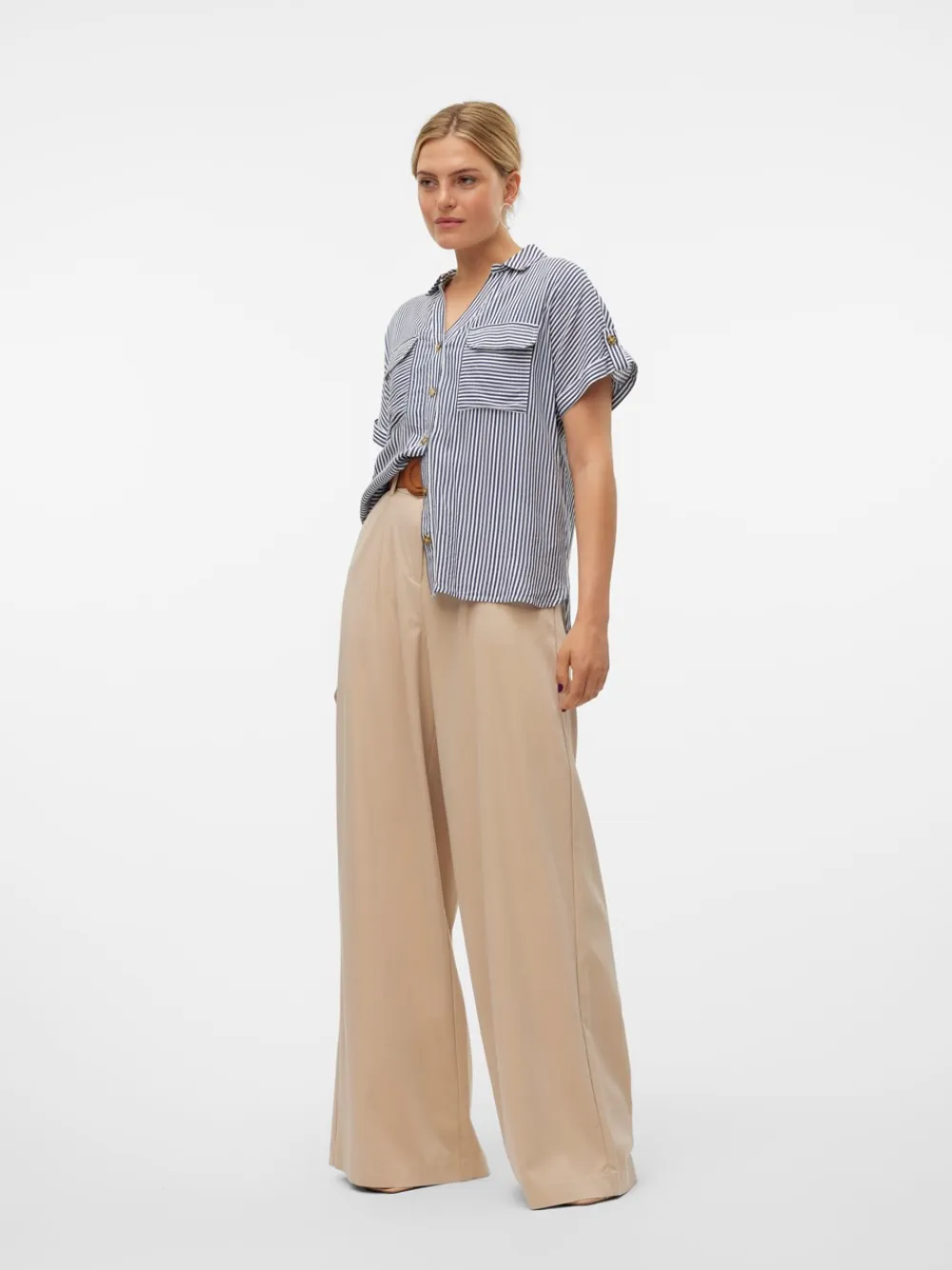 Vero Moda Bumby Skjorte, , L-Dame Bluser & Skjorter