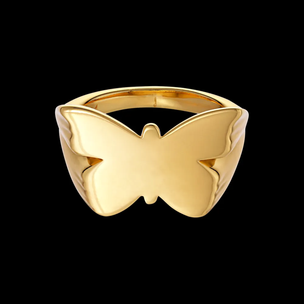 Jane Kønig Butterfly Signet Ring, , 56-Dame Ringe