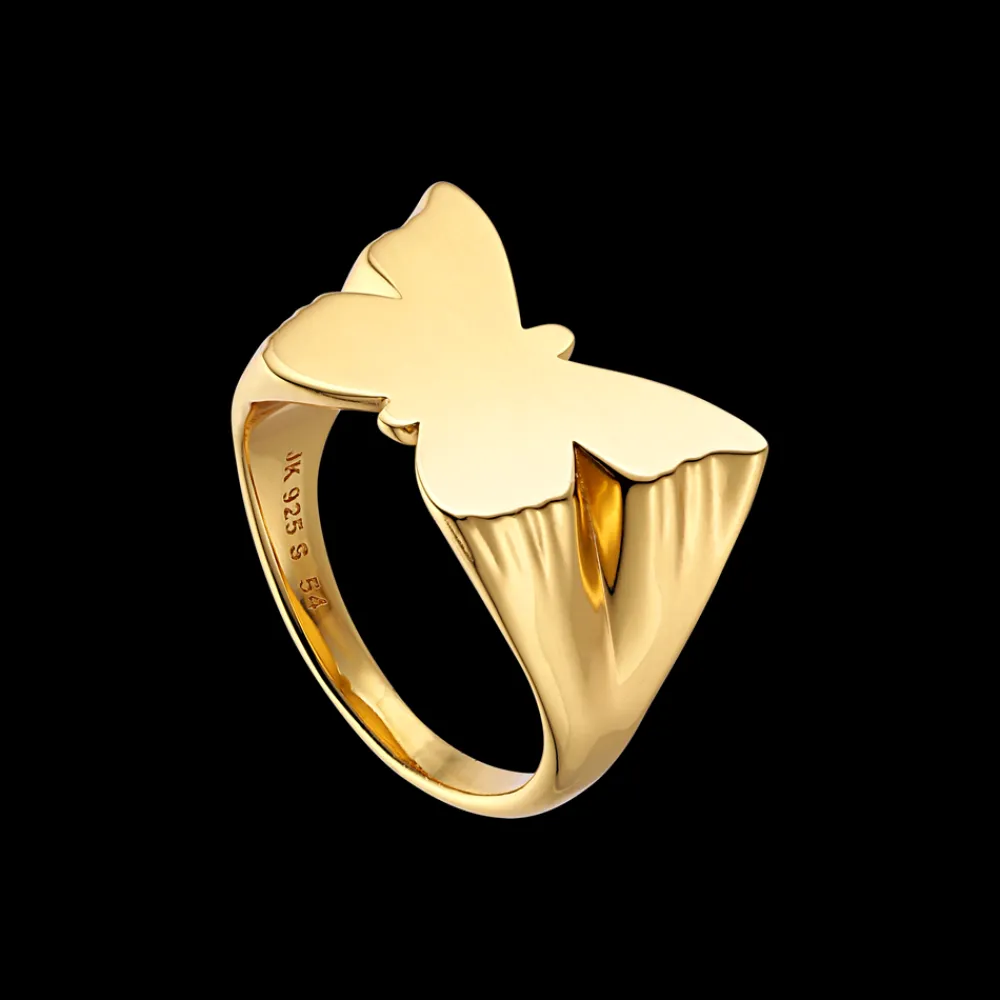 Jane Kønig Butterfly Signet Ring, , 56-Dame Ringe