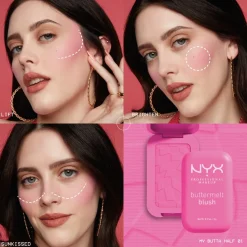 NYX Professional Makeup Buttermelt Blush,- Ansigt