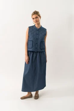 Lollys Laundry CairoLL Quilted Vest, , M-Dame Veste