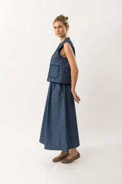 Lollys Laundry CairoLL Quilted Vest, , M-Dame Veste