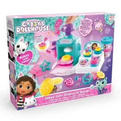 Gabby’S Dollhouse Cakey Cat's Køkken-Modellervoks Sæt-Børn Kreativ Leg