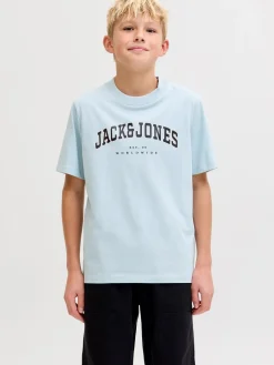 Jack & Jones Junior Caleb Varsitu O-Neck T-shirt, , 164 cm-Børn T-Shirts & Toppe