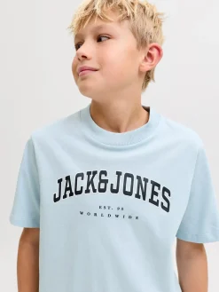 Jack & Jones Junior Caleb Varsitu O-Neck T-shirt, , 164 cm-Børn T-Shirts & Toppe