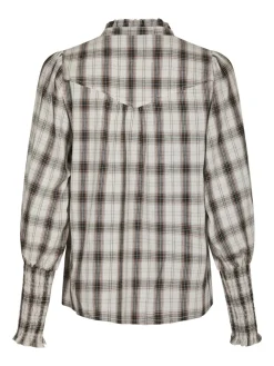 Neo Noir Camisa Big Check Bluse, , 38-Dame Bluser & Skjorter