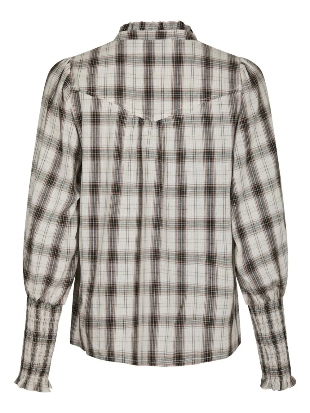 Neo Noir Camisa Big Check Bluse, , 38-Dame Bluser & Skjorter