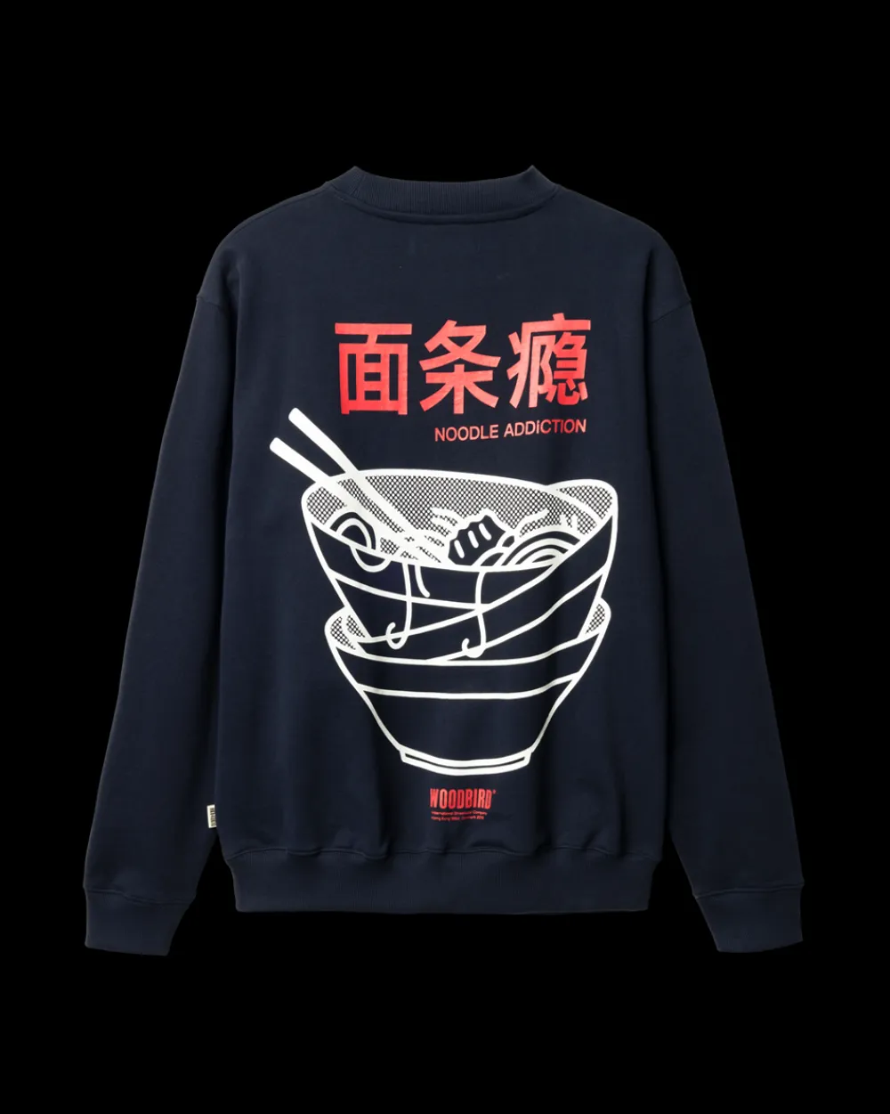 Woodbird Cane Bowl Crew Trøje, , L- Sweatshirts & Trøjer