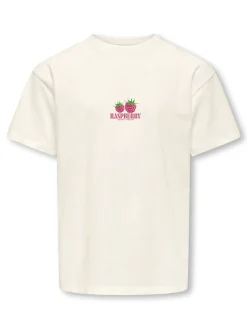 KIDS ONLY Carina Life Loose Printed T-shirt, , 146-152 cm-Børn T-Shirts & Toppe