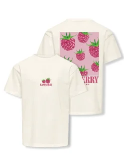KIDS ONLY Carina Life Loose Printed T-shirt, , 146-152 cm-Børn T-Shirts & Toppe