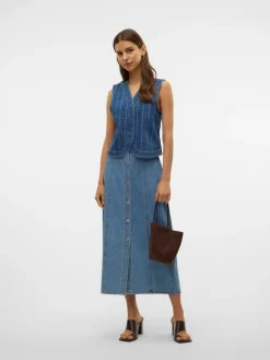 Online Carley Rhinetone Vest, , M Dame Veste