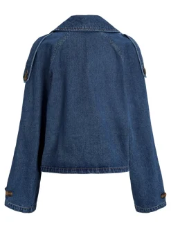 JJXX Carlie Short Denim Trenchcoat, , L-Dame Jakker & Frakker