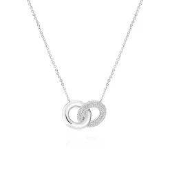 Clearance Carrara Due Piccolo Halskæde, , 45 cm Dame Halskæder