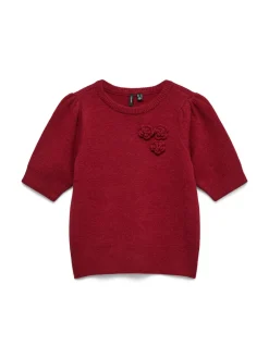 Vero Moda Carrie Rose Striktrøje, , M-Dame Strik & Sweatshirts