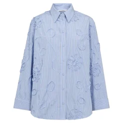 Sale CavierCC Avy Stripe Skjorte, , M Dame Bluser & Skjorter
