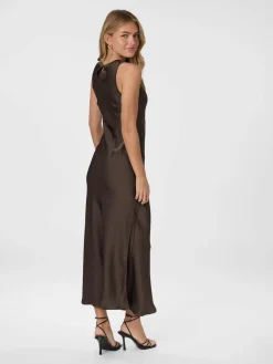 Neo Noir Celinie Heavy Sateen Kjole, , 36-Dame Kjoler