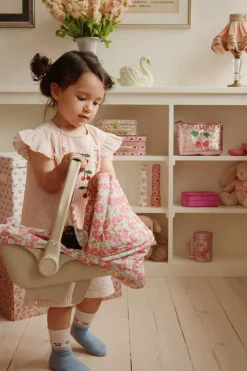 Konges Sløjd Cherry Jacquard 2-pak Strømper, , 29-32-Børn Sokker & Strømper