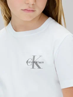 Calvin Klein Chest Monologo T-shirt, , 152 cm-Børn T-Shirts & Toppe