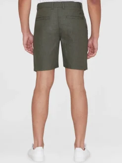 Knowledge Cotton Apparel Chuck Linen Shorts, , 36- Shorts