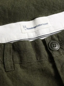 Knowledge Cotton Apparel Chuck Linen Shorts, , 36- Shorts