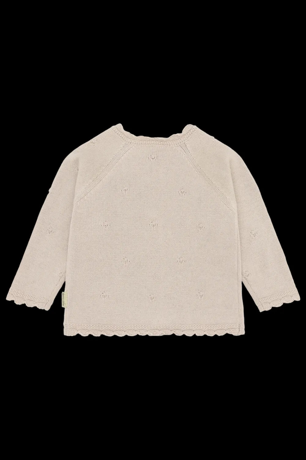 New Cilja Pointelle Cardigan, , 128 cm Børn Cardigans