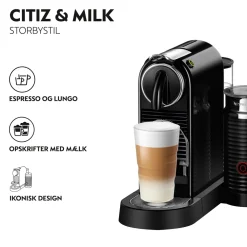 Discount Citiz & Milk D123 Kaffemaskine, Køkken|Køkkenmaskiner