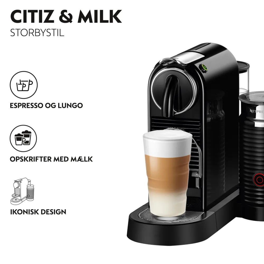 Discount Citiz & Milk D123 Kaffemaskine, Køkken|Køkkenmaskiner