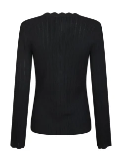 Discount Clara Stitch Knit Bluse, , 38 Dame Strik & Sweatshirts