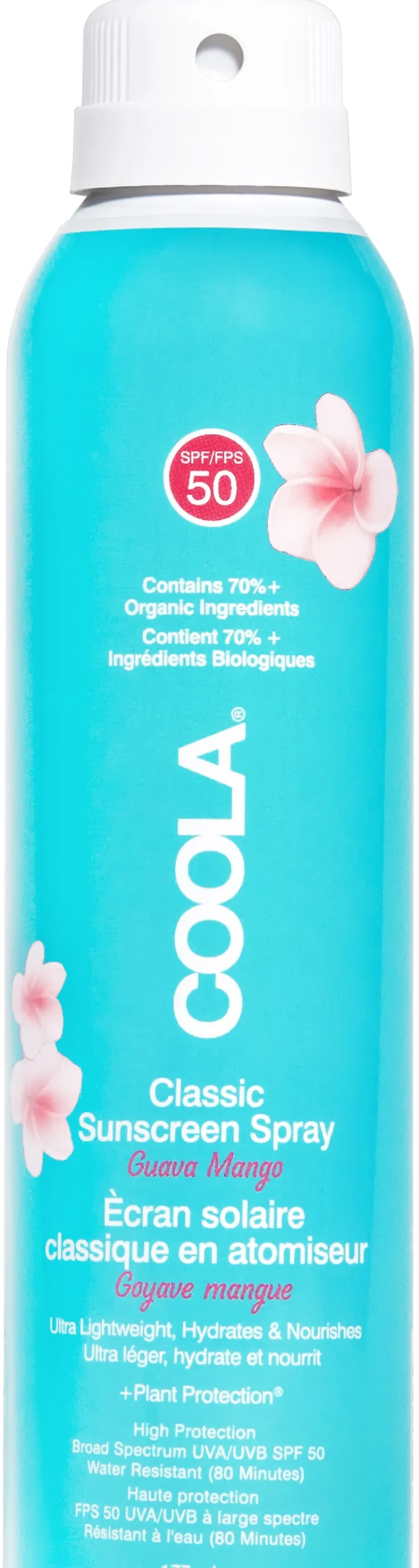 Coola Classic Body Spray Guava Mango, SPF 50, 177 ml- Solbeskyttelse