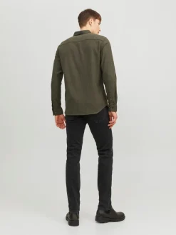 Jack&Jones Classic Melange Skjorte, , S- Skjorter