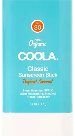 Coola Classic Tropical Sunscreen Stick, SPF 30, 17 g- Solbeskyttelse
