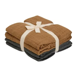 Online Cloth Muslin Solid 4-pak Stofbleer, Børn Hagesmække & Stofbleer