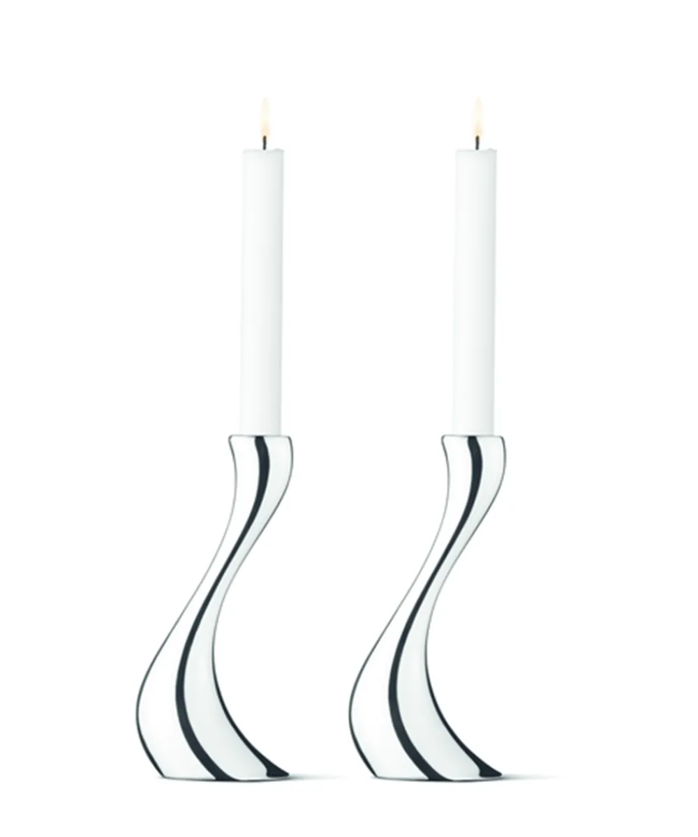 Georg Jensen Cobra Lysestager,- Lysestager & Lys