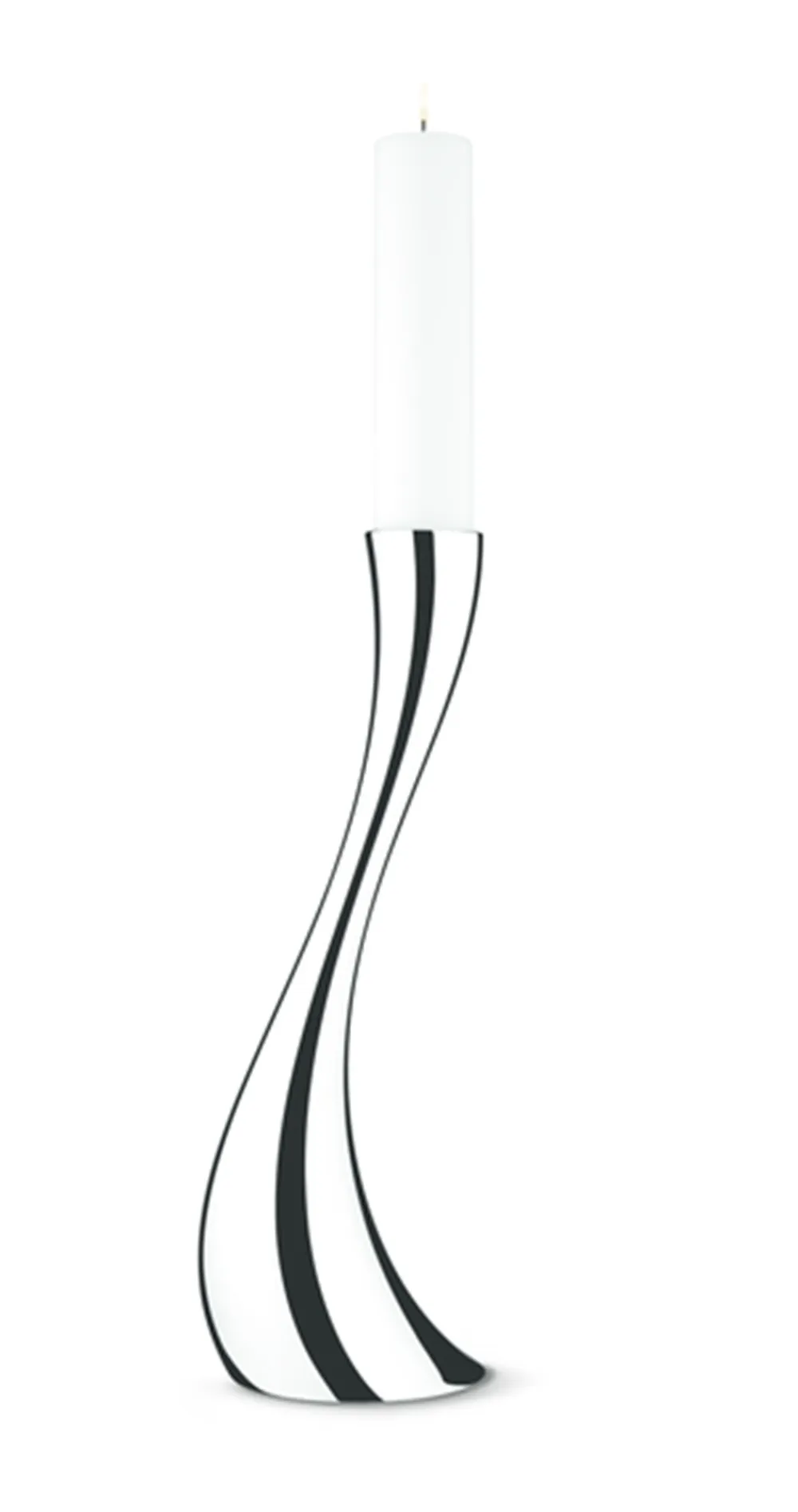 Georg Jensen Cobra Medium Gulvstage,- Lysestager & Lys