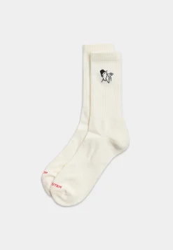 Discount COF Jaquard Crew Strømper, , One Size Strømper