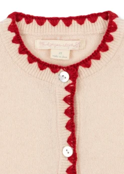 Konges Sløjd Collette Cardigan, , 104 cm-Børn Cardigans