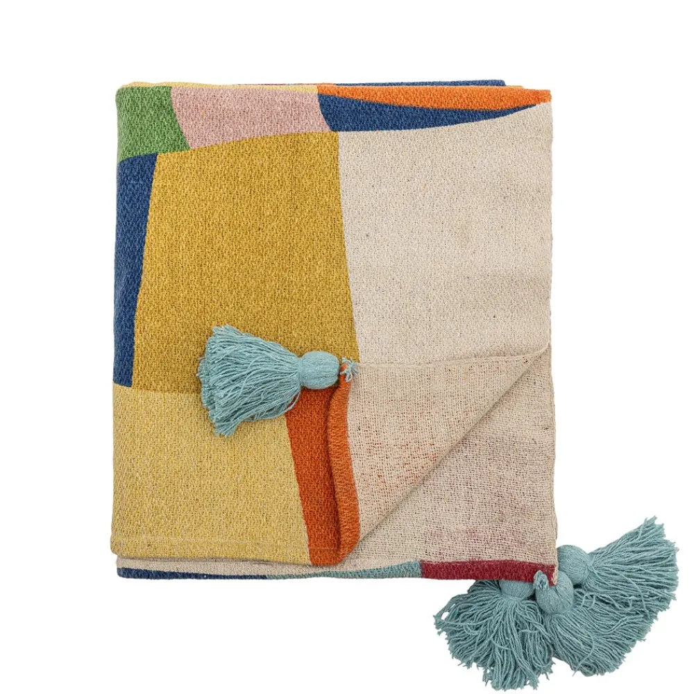 Bloomingville Colorine Plaid, , 130x160 cm- Plaider