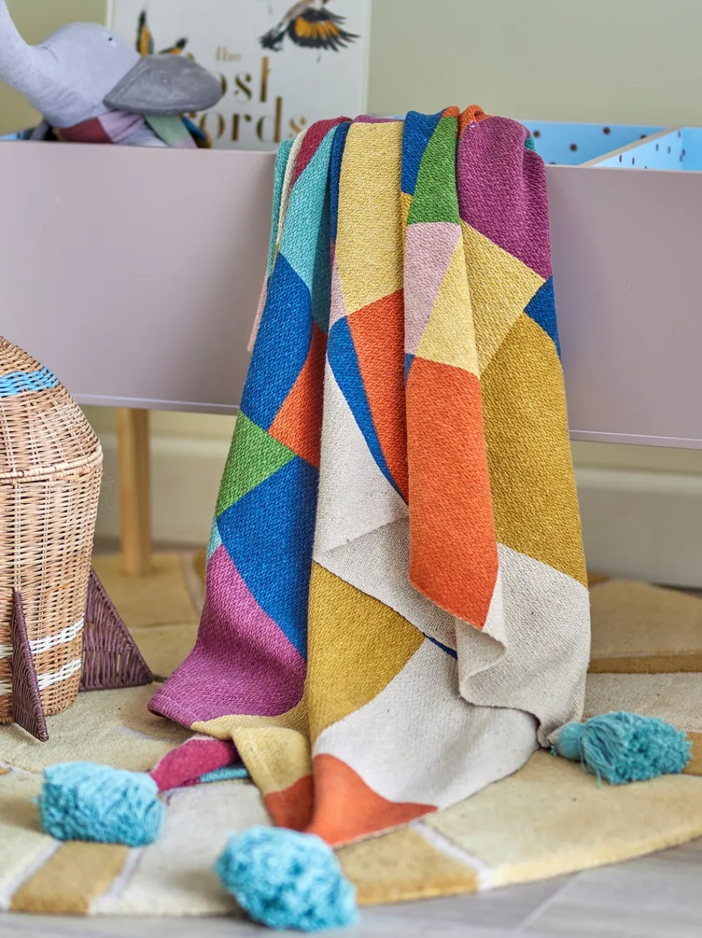 Bloomingville Colorine Plaid, , 130x160 cm- Plaider