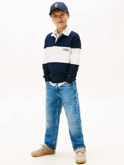 Tommy Hilfiger Colourblock Polo, , 164 cm-Børn Strik & Sweatshirts