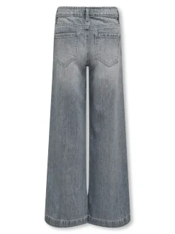 KIDS ONLY Comet Wide Leg Jeans, , 134 cm-Børn Jeans