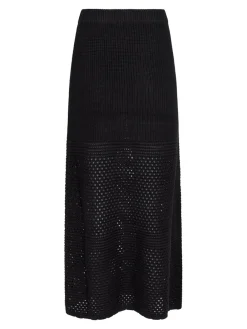 Clearance Como Crochet Knit Nederdel, , 34 Dame Nederdele